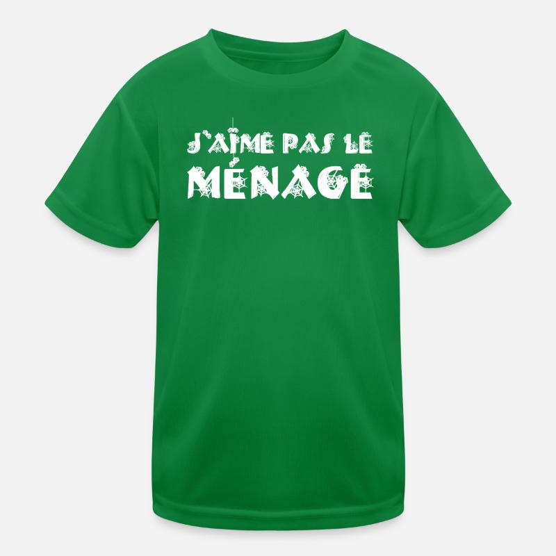 ICH PUTZE NICHT GERNE! Kinder Funktions-T-Shirt