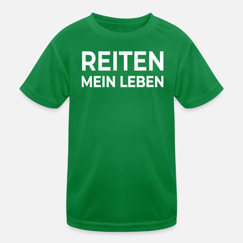 Reiten Kinder Funktions-T-Shirt