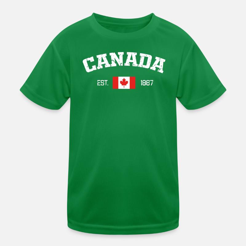 Écusson d’érable vintage du Canada 1867 T-shirt sport Enfant