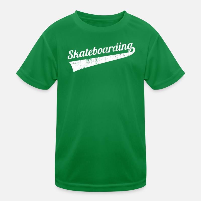 Fun Skateboarding Kids Functional T-Shirt