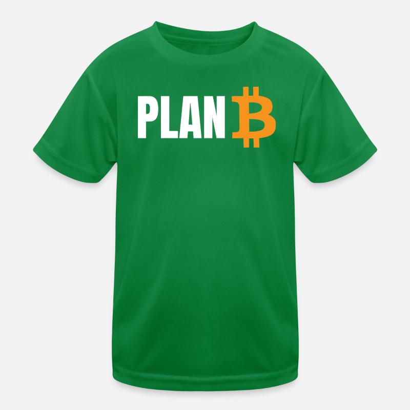 Plan Bitcoin Kinder Funktions-T-Shirt
