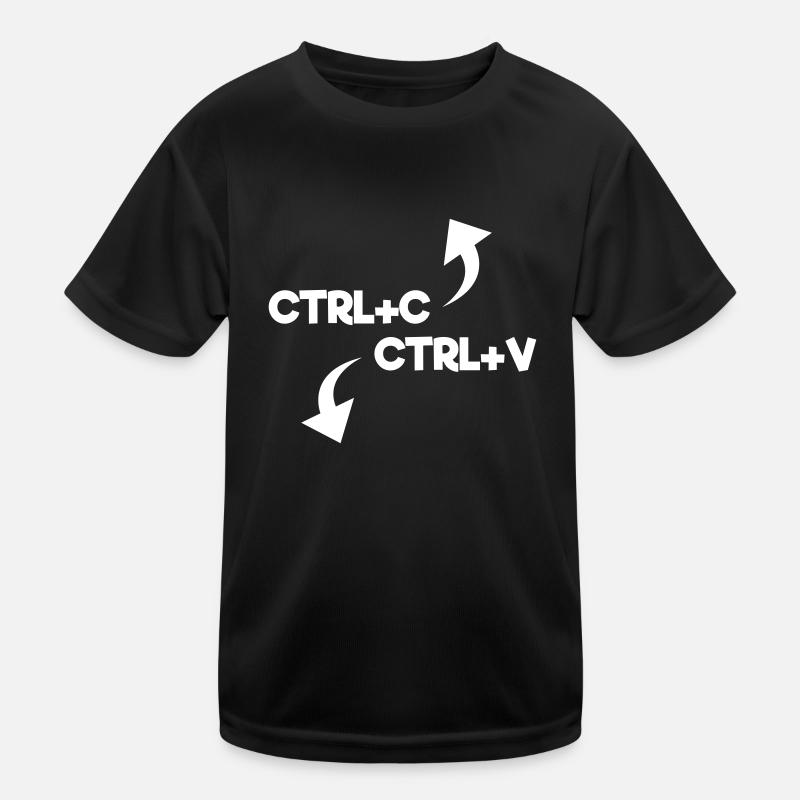 ctrl c ctrl v Kinder Funktions-T-Shirt