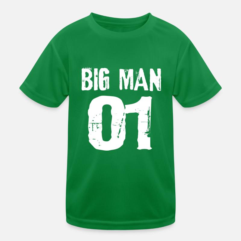 Big Man, großer Mann Kinder Funktions-T-Shirt