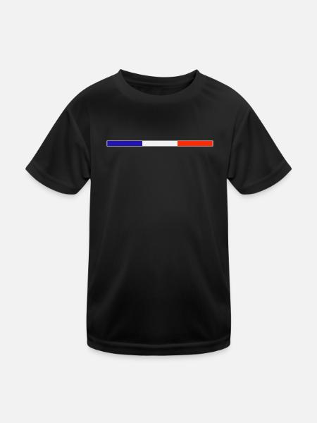 Rectangle 1 - T-shirt sport Enfant - noir - Devant
