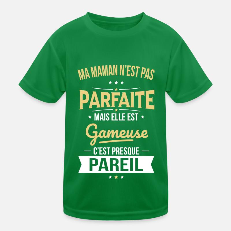 Ma maman n'est pas parfaite - Gameuse T-shirt sport Enfant