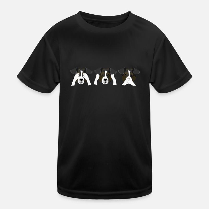 Lustiger Hunde Kinder Funktions-T-Shirt
