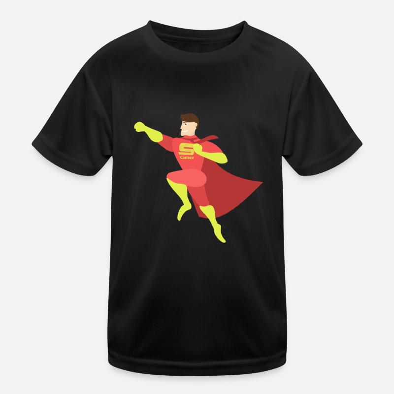 Superpapa als Geschenk Kinder Funktions-T-Shirt