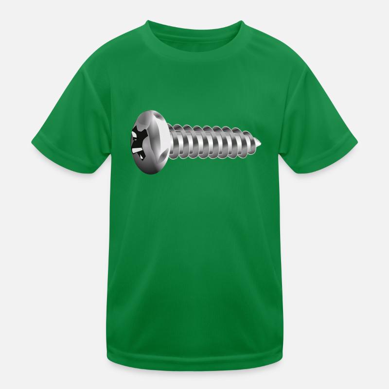 Schraube,Werkzeug,Handwerk Kinder Funktions-T-Shirt
