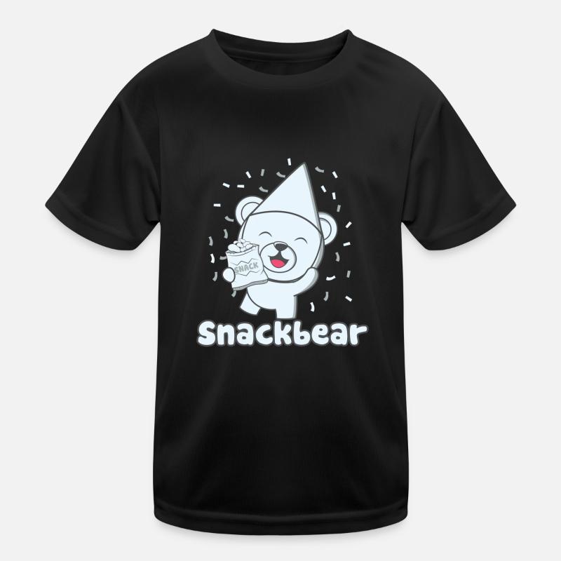 Snackbar / Snack Bjørn med hat Funktionsshirt til børn