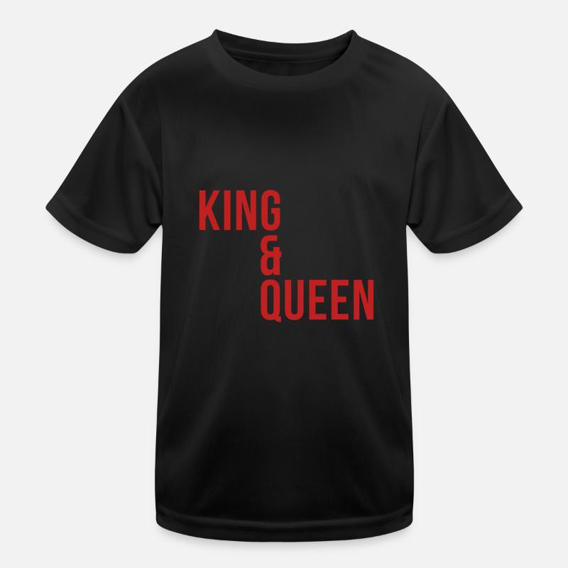 King & Queen Kinder Funktions-T-Shirt