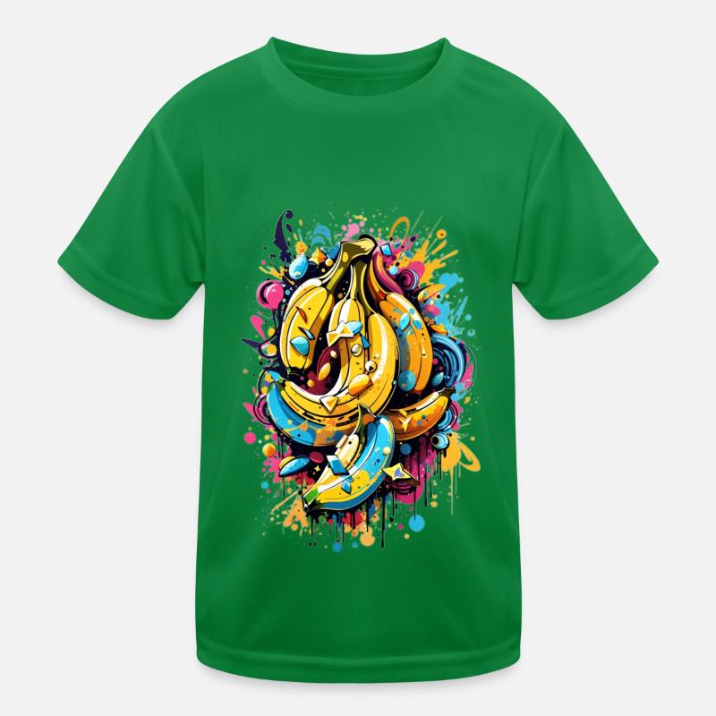 Graffiti Bananes T-shirt sport Enfant