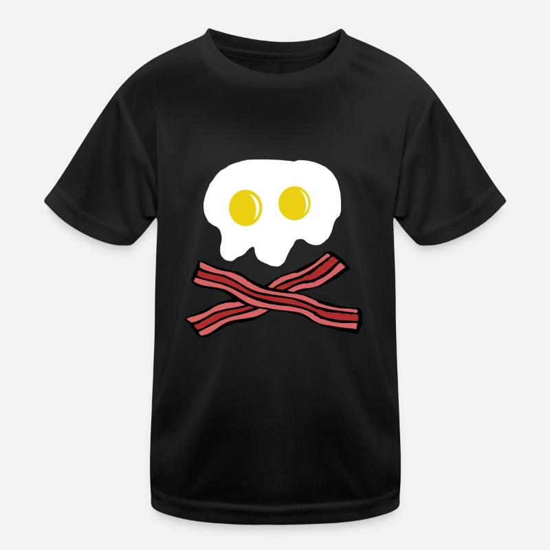 Œufs et du Bacon crâne T-shirt sport Enfant