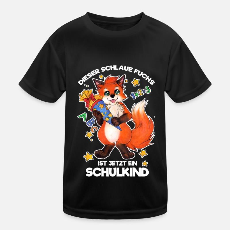 Dieser Schlaue Fuchs ist jetzt ein Schulkind Kinder Funktions-T-Shirt