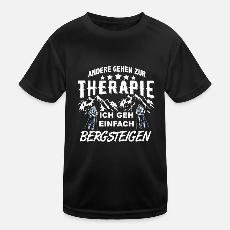 Bergsteigen Kinder Funktions-T-Shirt