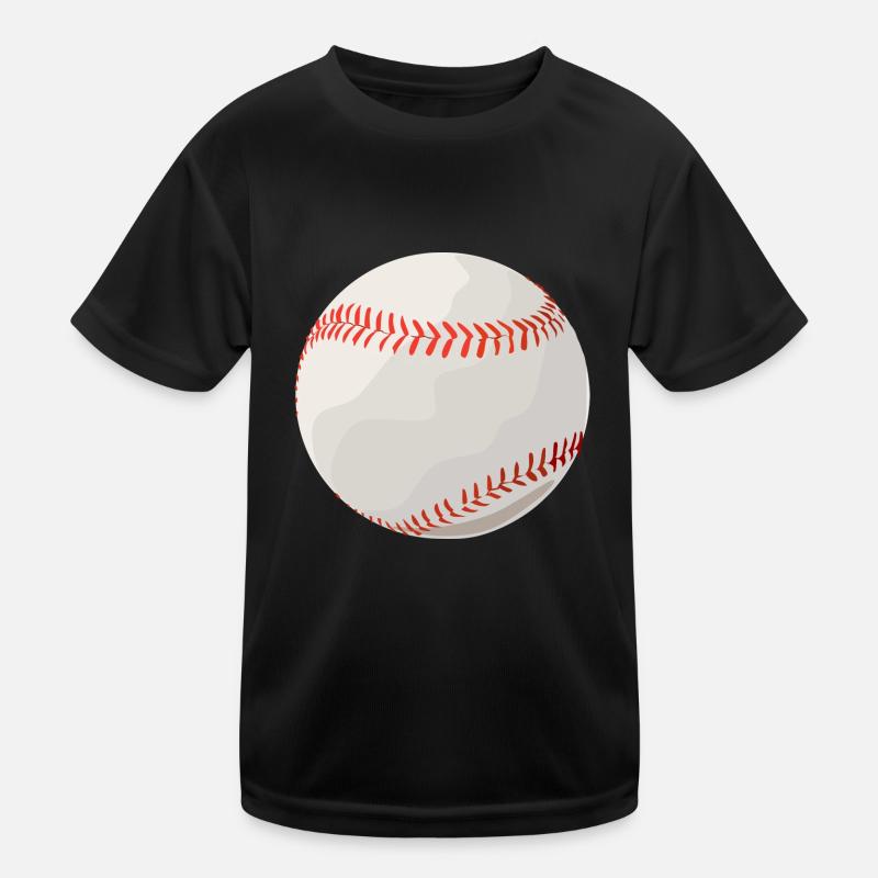 Baseball Ball Handschuh Spieler Amerika Geschenk Kinder Funktions-T-Shirt