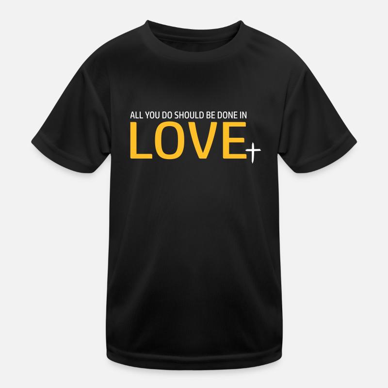 LOVE gold by csDesign Kids Functional T-Shirt