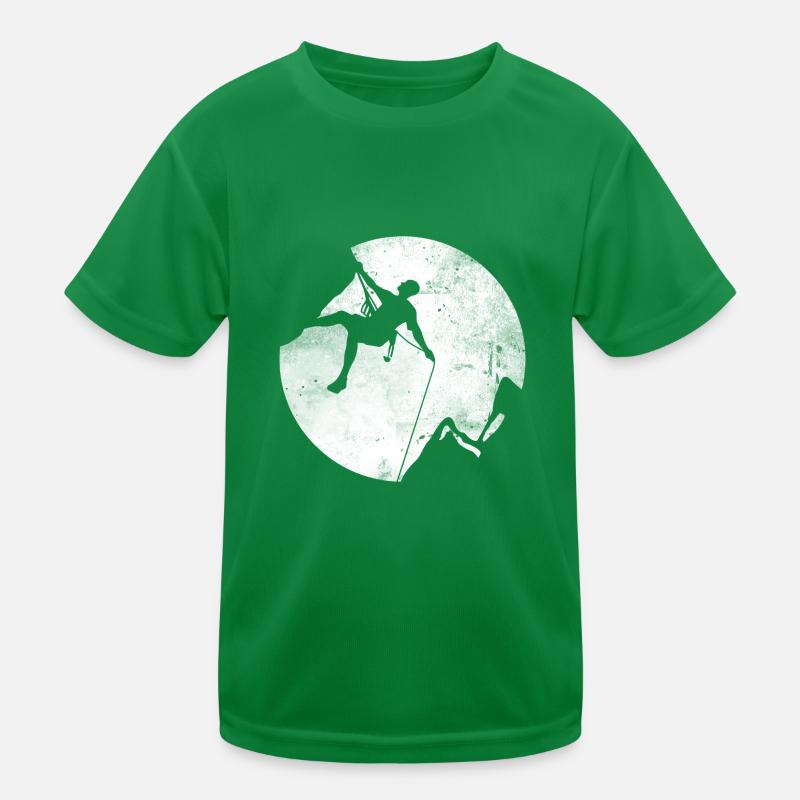 Geschenk Kletterer Boulderer klettern bouldern Kinder Funktions-T-Shirt