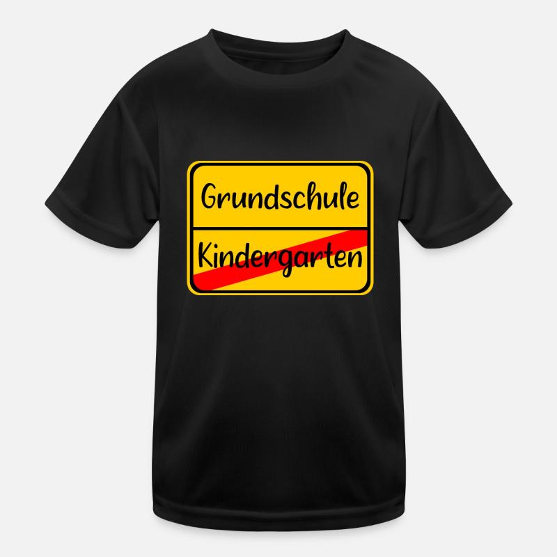 Kindergarten Grundschule Schild Übergang Schule Kinder Funktions-T-Shirt