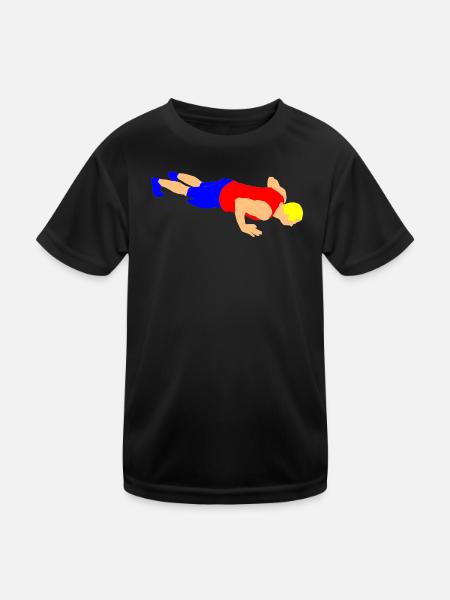 Pompe - T-shirt sport Enfant - noir - Devant