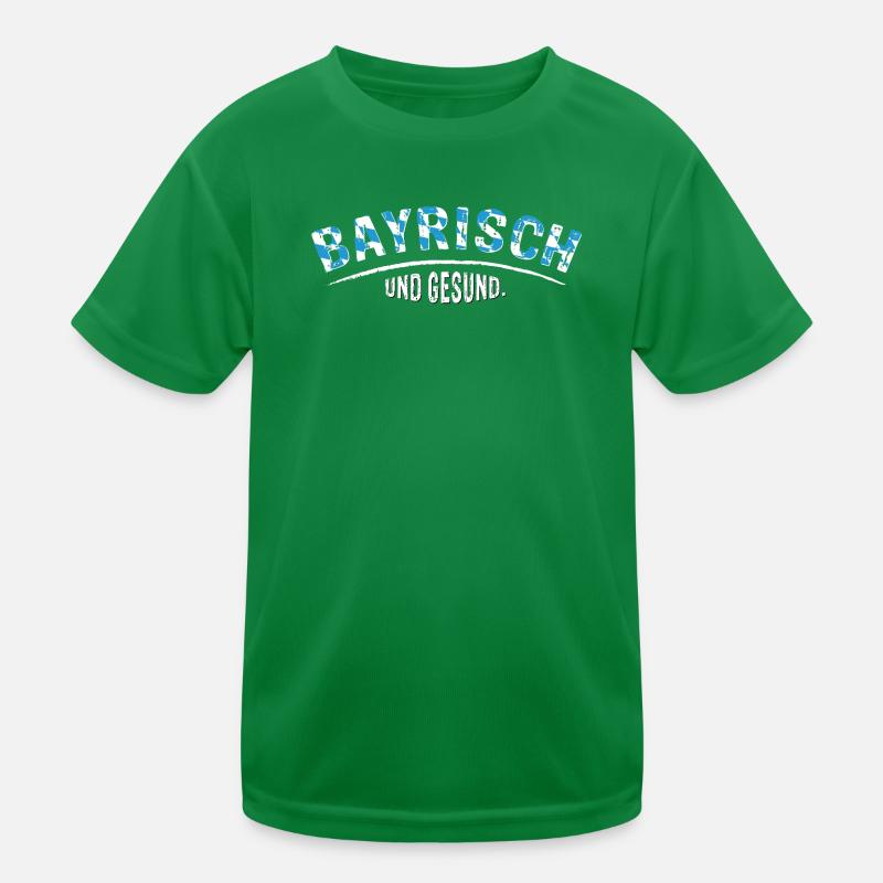 Bavarian and healthy Kids Functional T-Shirt