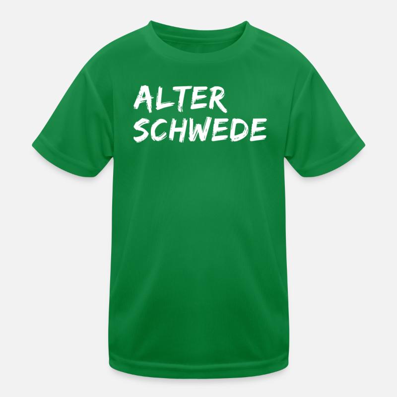 Old Swede Funny Expression Saying Kids Functional T-Shirt