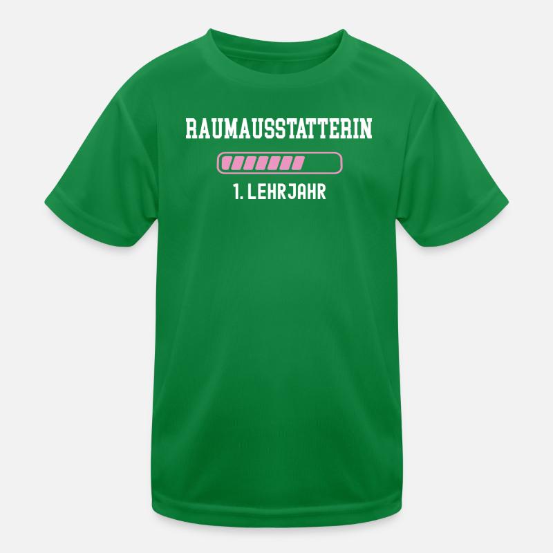 Interior decorator training 1 year of apprenticeship first year Kids Functional T-Shirt