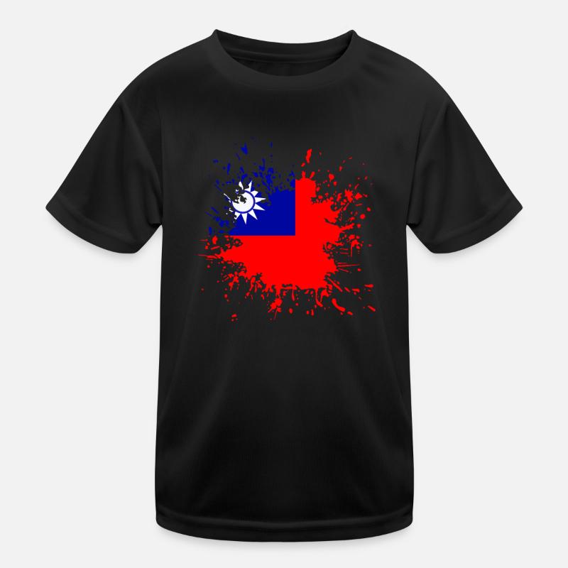 Taiwan Splash Kinder Funktions-T-Shirt
