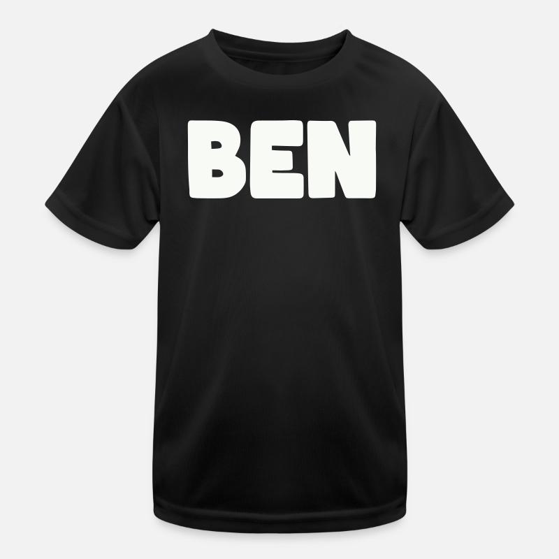 Ben Name Kinder Funktions-T-Shirt