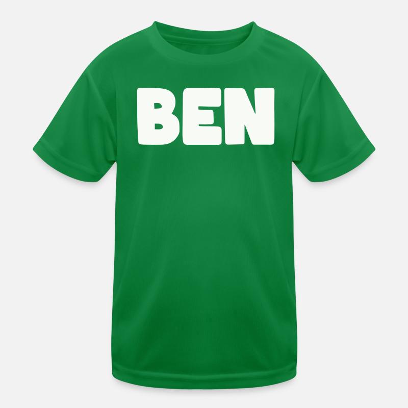 Ben Name Kinder Funktions-T-Shirt