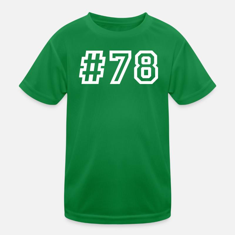 1978 Hashtag 78 Kinder Funktions-T-Shirt