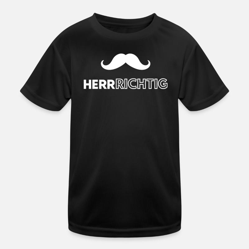 I'm a man - Kids Functional T-Shirt - black