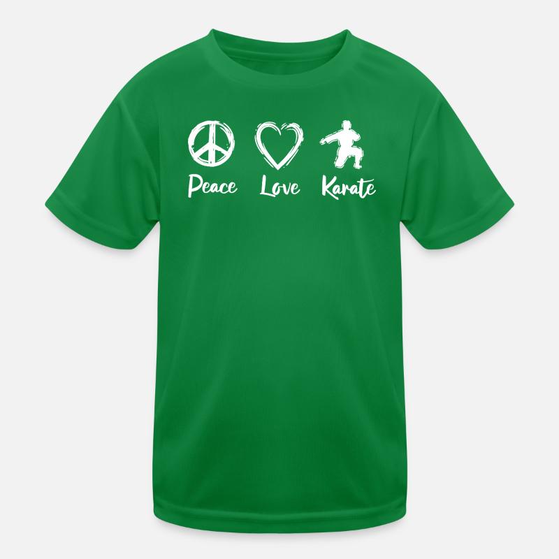 Paix, Amour, Karaté, T-shirt sport Enfant