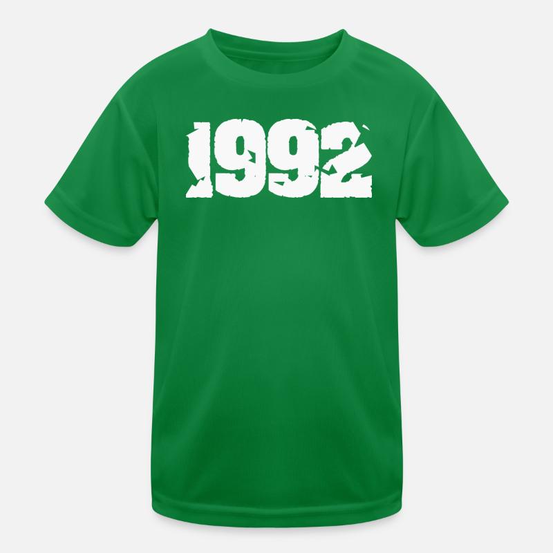 1992 Zerbrochenes Retro-Design Kinder Funktions-T-Shirt