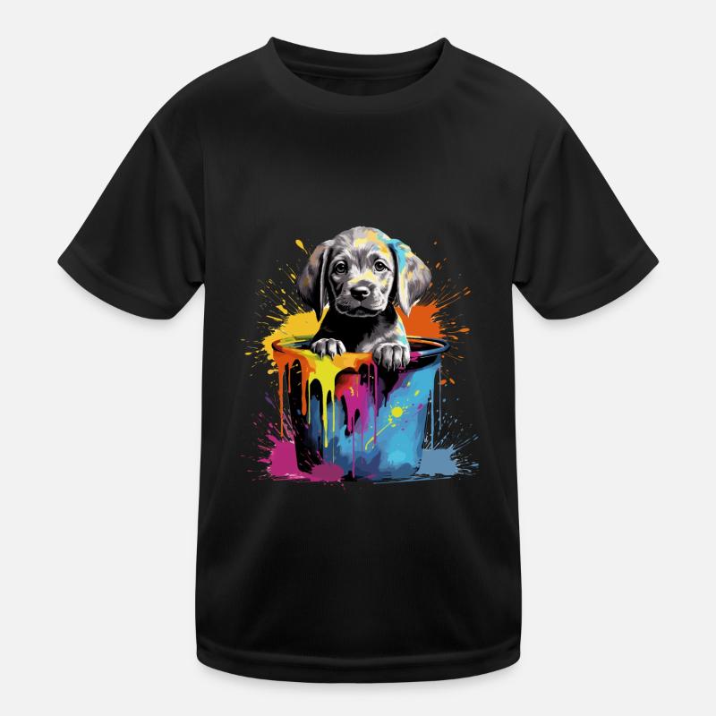 Labrador Hund Hunderasse Kinder Funktions-T-Shirt