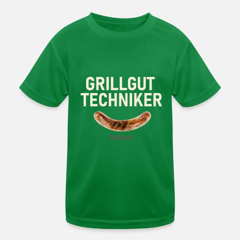 Grillspruch Grillguttechniker Kinder Funktions-T-Shirt