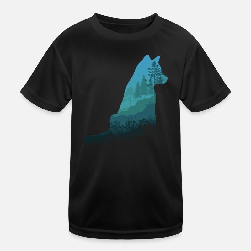 Timber wolf Kids Functional T-Shirt