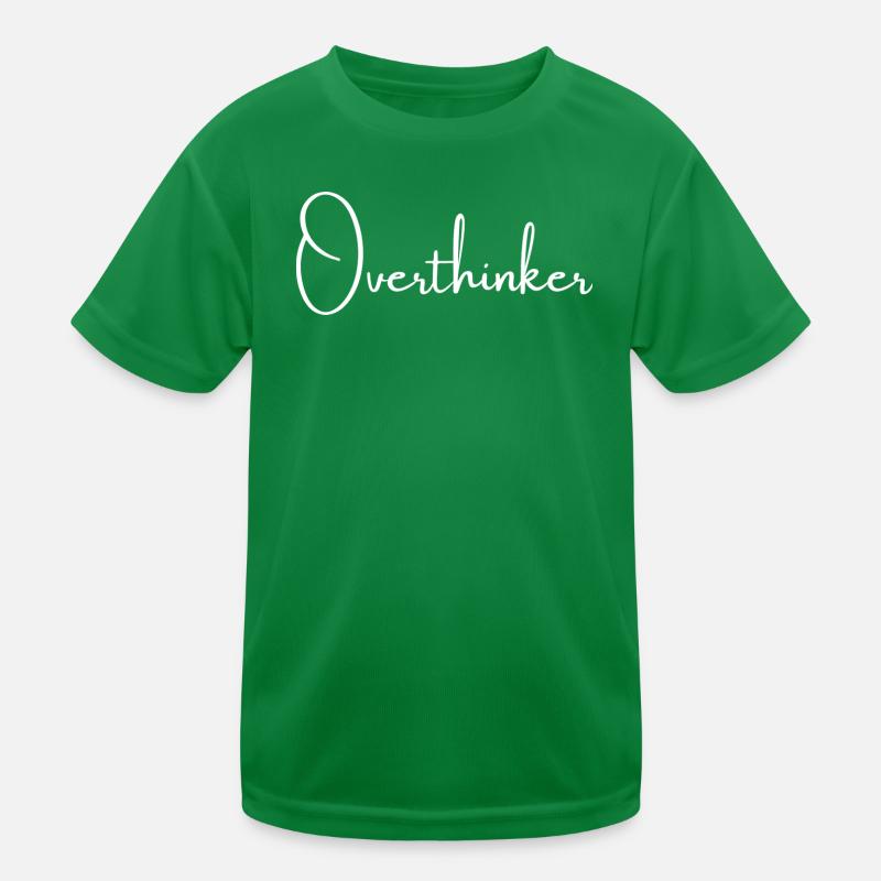 Overthinker | Greysoul Thoughts Kinder Funktions-T-Shirt