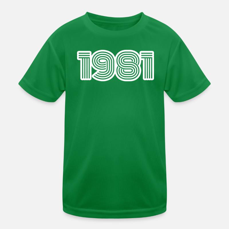 Geboren 1981 Kinder Funktions-T-Shirt
