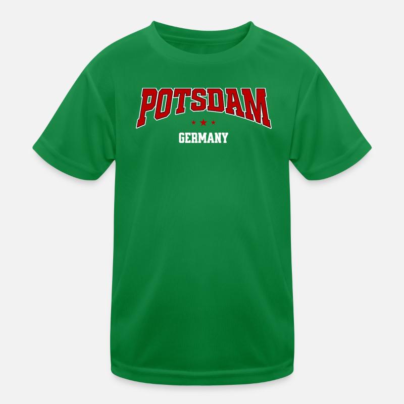 Potsdam Germany Arc Logo Kinder Funktions-T-Shirt