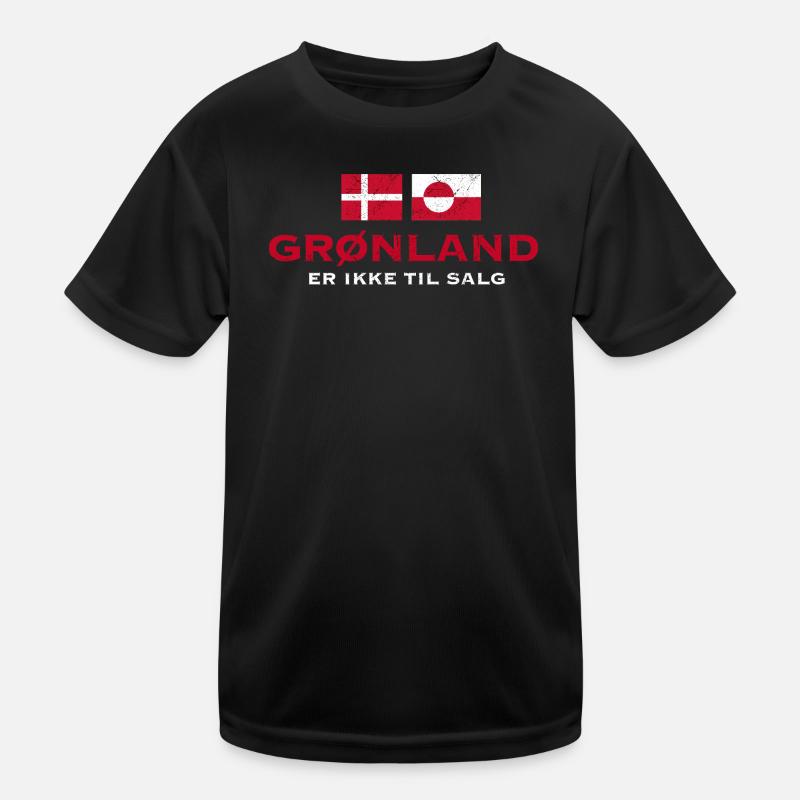 Grönländische Flagge – Solidaritätsbekundungen Kinder Funktions-T-Shirt