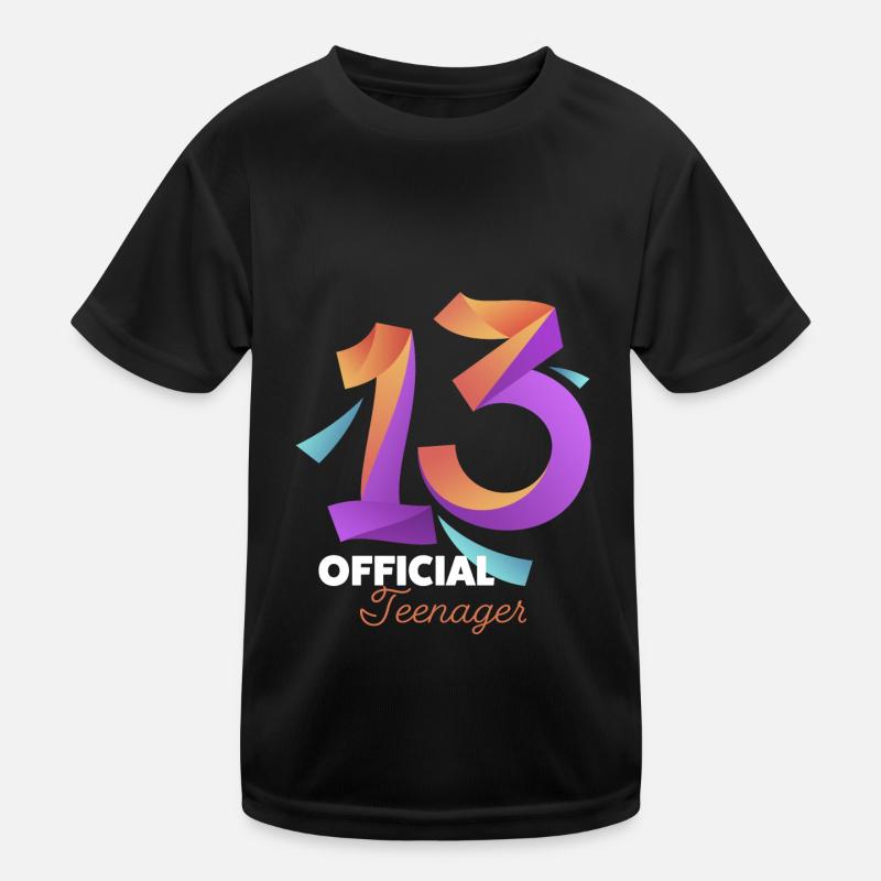 13. Geburtstag Mädchen Geschenk Kinder Funktions-T-Shirt