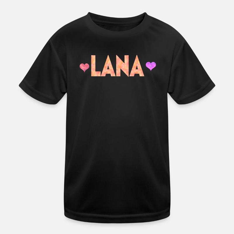 Lana - Kids Functional T-Shirt - black