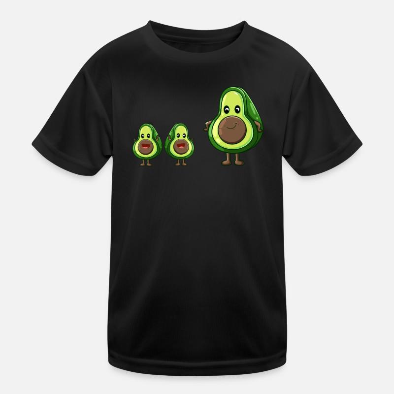 Niedliche Avocado Familie Kinder Geschenk Kinder Funktions-T-Shirt