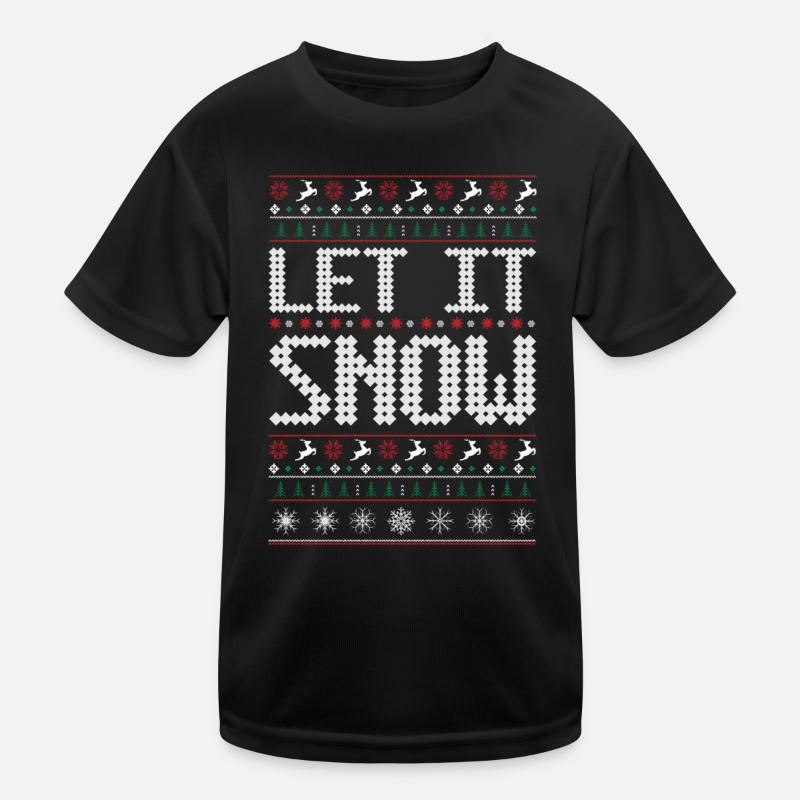 Let it snow T-shirt sport Enfant