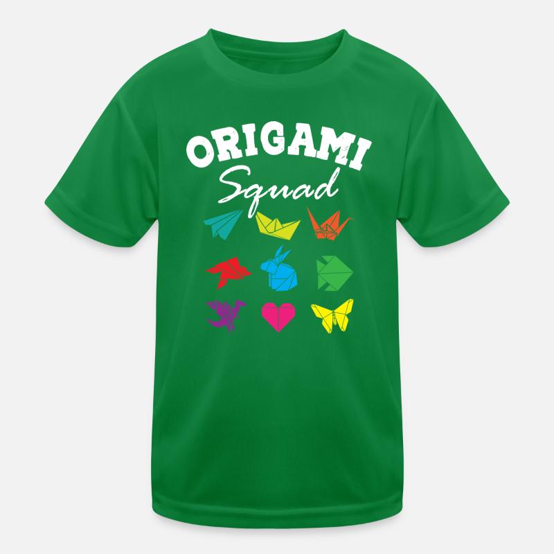 Origami Squad Kinder Funktions-T-Shirt