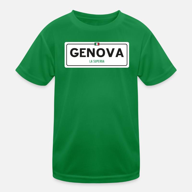 Panneau toponymique de Gênes T-shirt sport Enfant