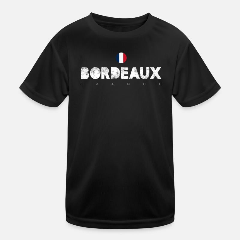 Bordeaux Kinder Funktions-T-Shirt