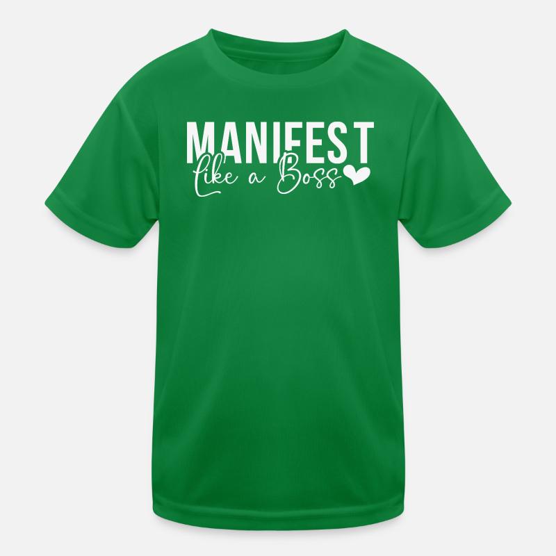 Manifestation Kinder Funktions-T-Shirt