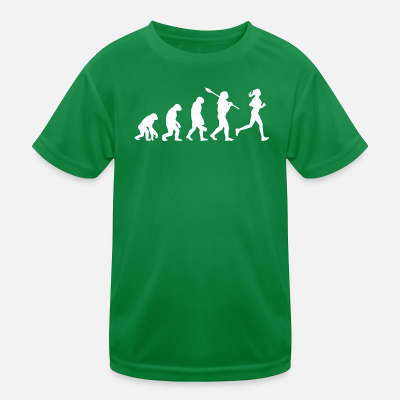 Évolution de la silhouette de la femme en course T-shirt sport Enfant