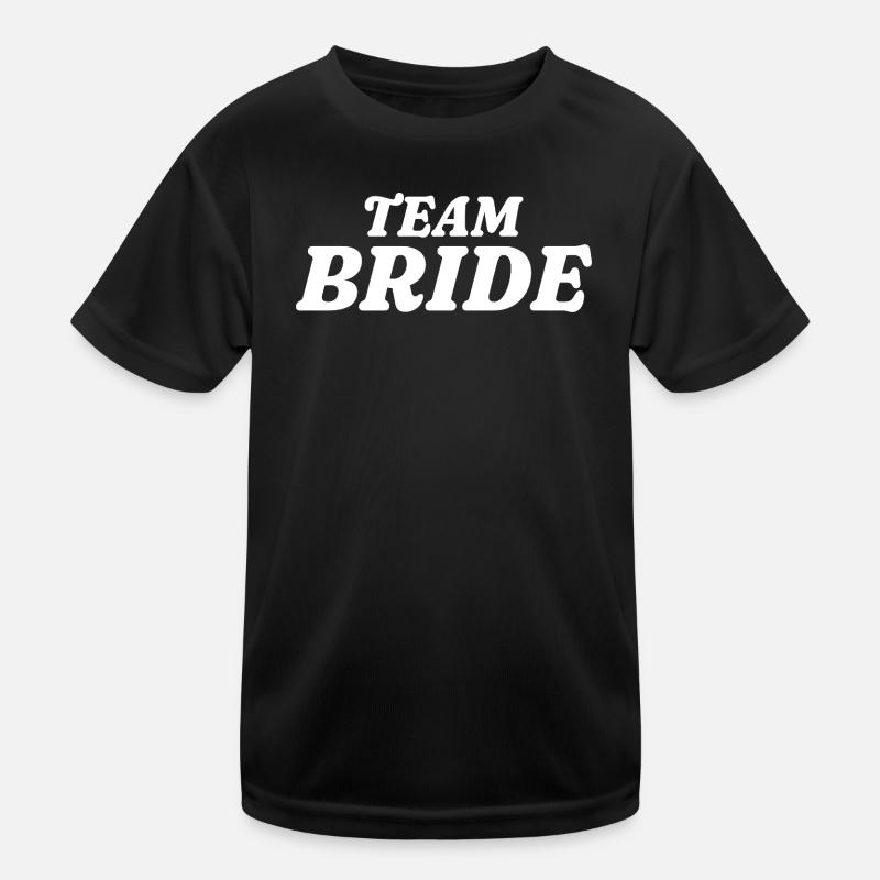 Team Bride Kinder Funktions-T-Shirt